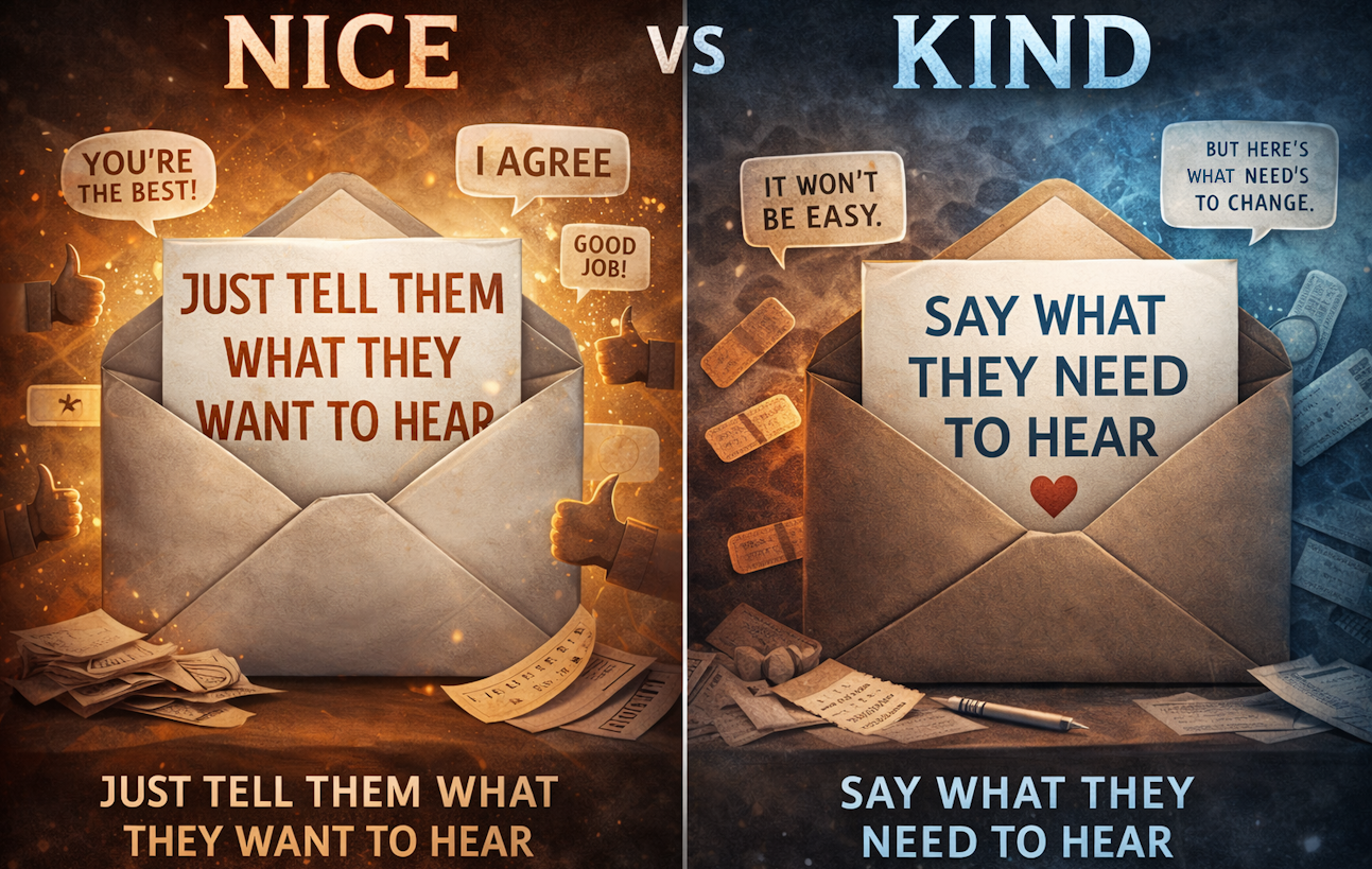 Nice, Lies, and the Collapse of Meaning
