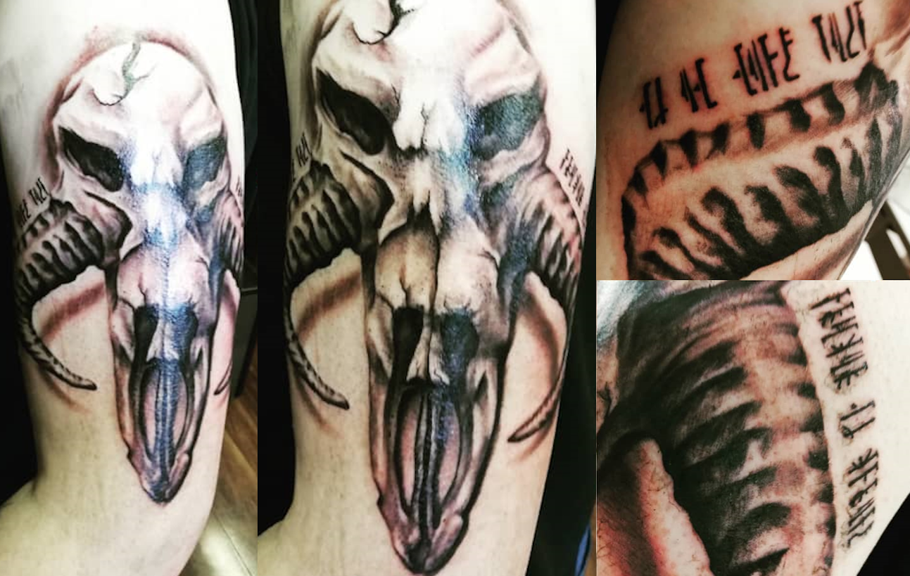 My Tatoos: Mandalorian Skull